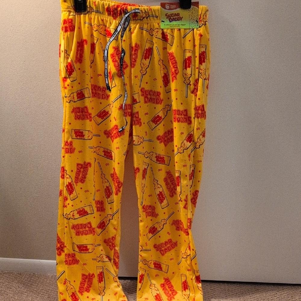 Sugar Daddy Yellow Pajama Pants Size Small NWT